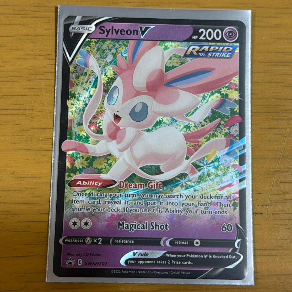 Pokémon Sylveon V SWSH202 Sword Shield Black Star Promo